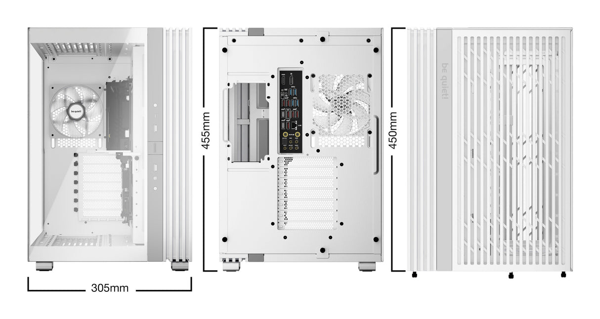 be quiet! LIGHT BASE 600 LX White Midi Tower