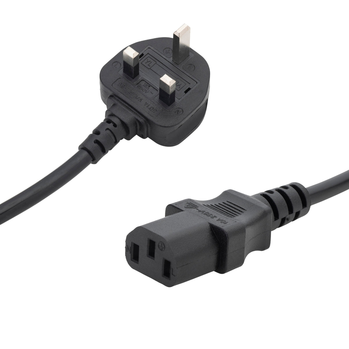 connektgear 1m UK Mains Power Cable - UK Plug to C13 Socket