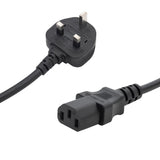 connektgear 1m UK Mains Power Cable - UK Plug to C13 Socket