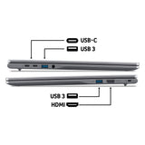 Acer Chromebook Plus 516 CB516‑1H – 16" WUXGA (1920×1200) 60Hz, Intel Core i3‑1315U, 8GB LPDDR5X, 128GB UFS, ChromeOS Laptop