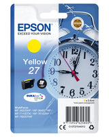 Epson Alarm clock Singlepack Yellow 27 DURABrite Ultra Ink