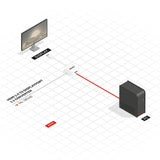 Lindy HDMI 1.4 to DisplayPort 1.1 Converter