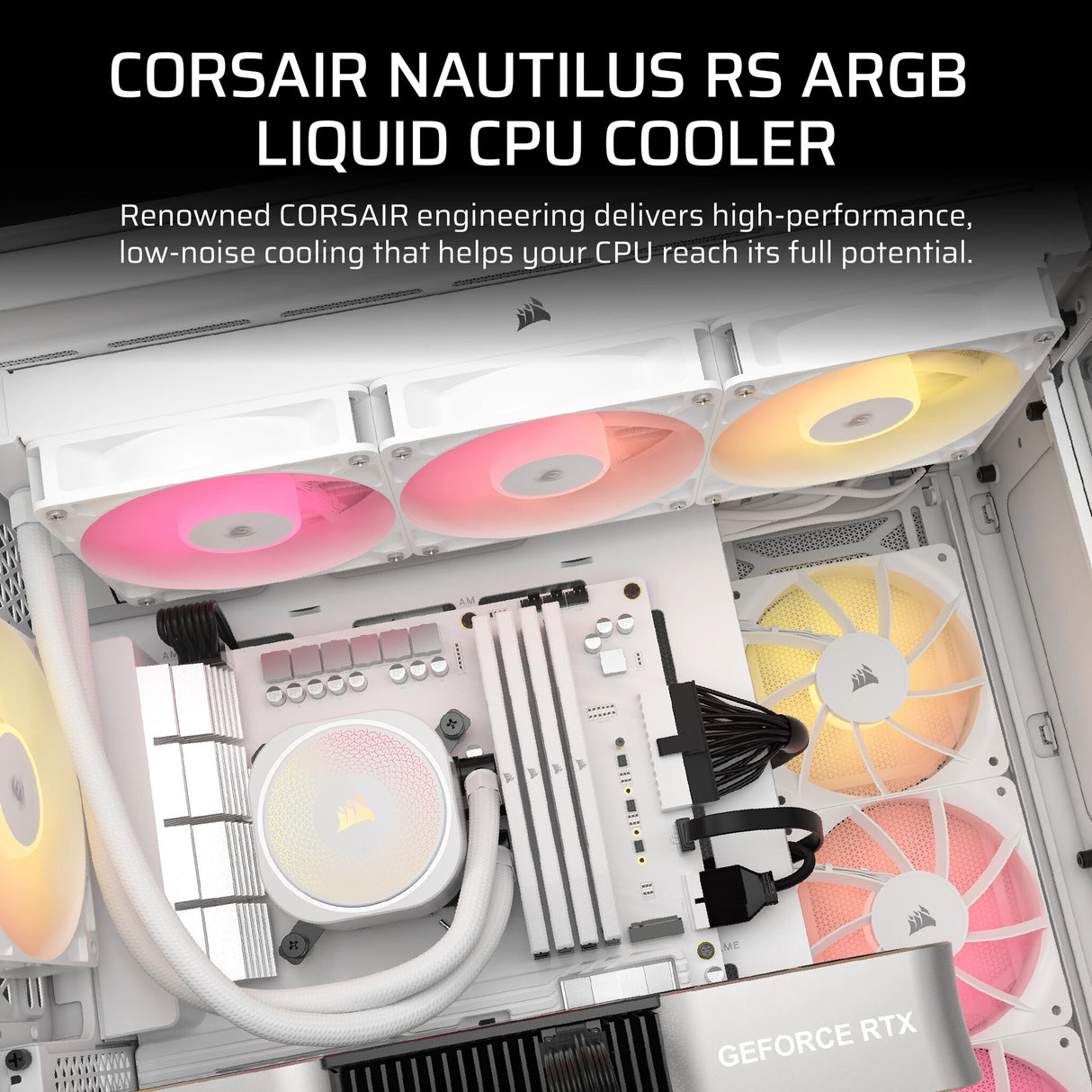 Corsair Nautilus 240 RS ARGB Liquid Processor All-in-one liquid cooler Black 1 pc(s)
