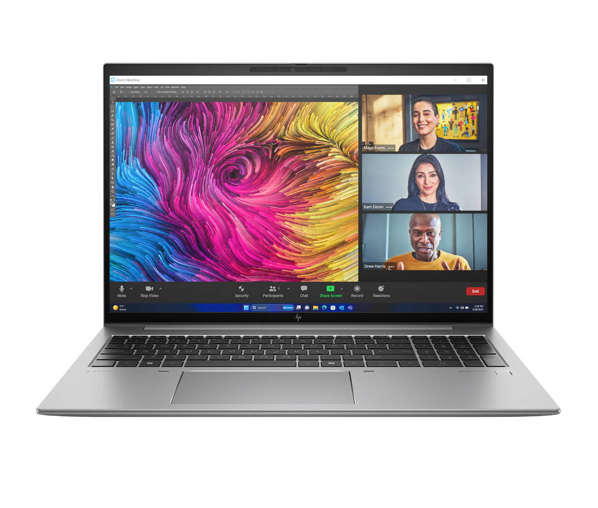 HP ZBook Firefly G11 Intel Core Ultra 7 155H Mobile workstation 40.6 cm (16") WUXGA 32 GB DDR5-SDRAM 1 TB SSD NVIDIA RTX A500 Wi-Fi 6E (802.11ax) Windows 11 Pro AI PC, AI Workstation Silver