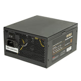 Fuente de alimentación CRONUS 500ATV FX PRO de 500 W, ventilador de refrigeración silencioso de 140 mm, bronce 80 PLUS, no modular, cables negros planos, rendimiento supremo