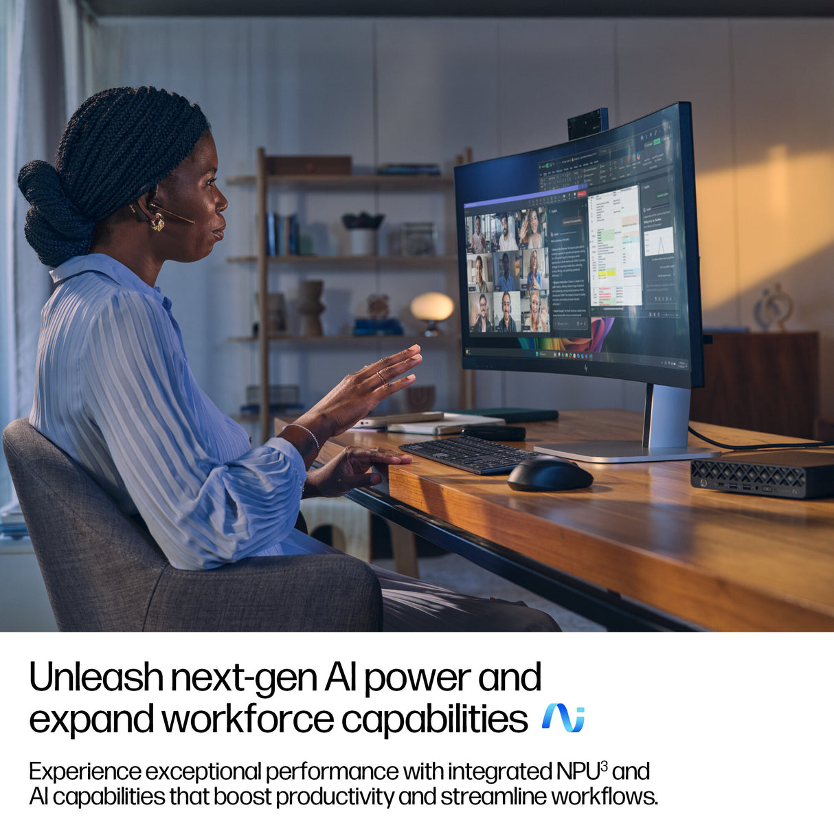 HP EliteDesk 8 G1a Next Gen Copilot+ PC AMD Ryzen AI 5 340 32 GB DDR5-SDRAM 1 TB SSD Windows 11 Pro Mini PC AI PC Black