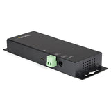 StarTech.com 4 Port USB C Hub 10Gbps - Metal Industrial USB Type-C Hub w/ 3xUSB-A & 1xUSB-C - ESD & Surge Protection - USB-C or USB-A Host - Self-Powered Mountable USB 3.2/3.1 Gen 2 Hub~4-Port USB C Hub 10Gbps - Metal Industrial USB Type-C Hub w/ 3xUSB-A
