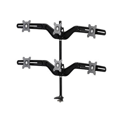 Amer Mounts AMR6P monitor mount / stand 61 cm (24") Desk Black