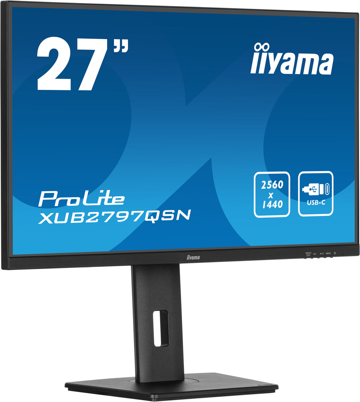 iiyama ProLite XUB2797QSN-B1 computer monitor 68.6 cm (27") 2560 x 1440 pixels Wide Quad HD LED Black