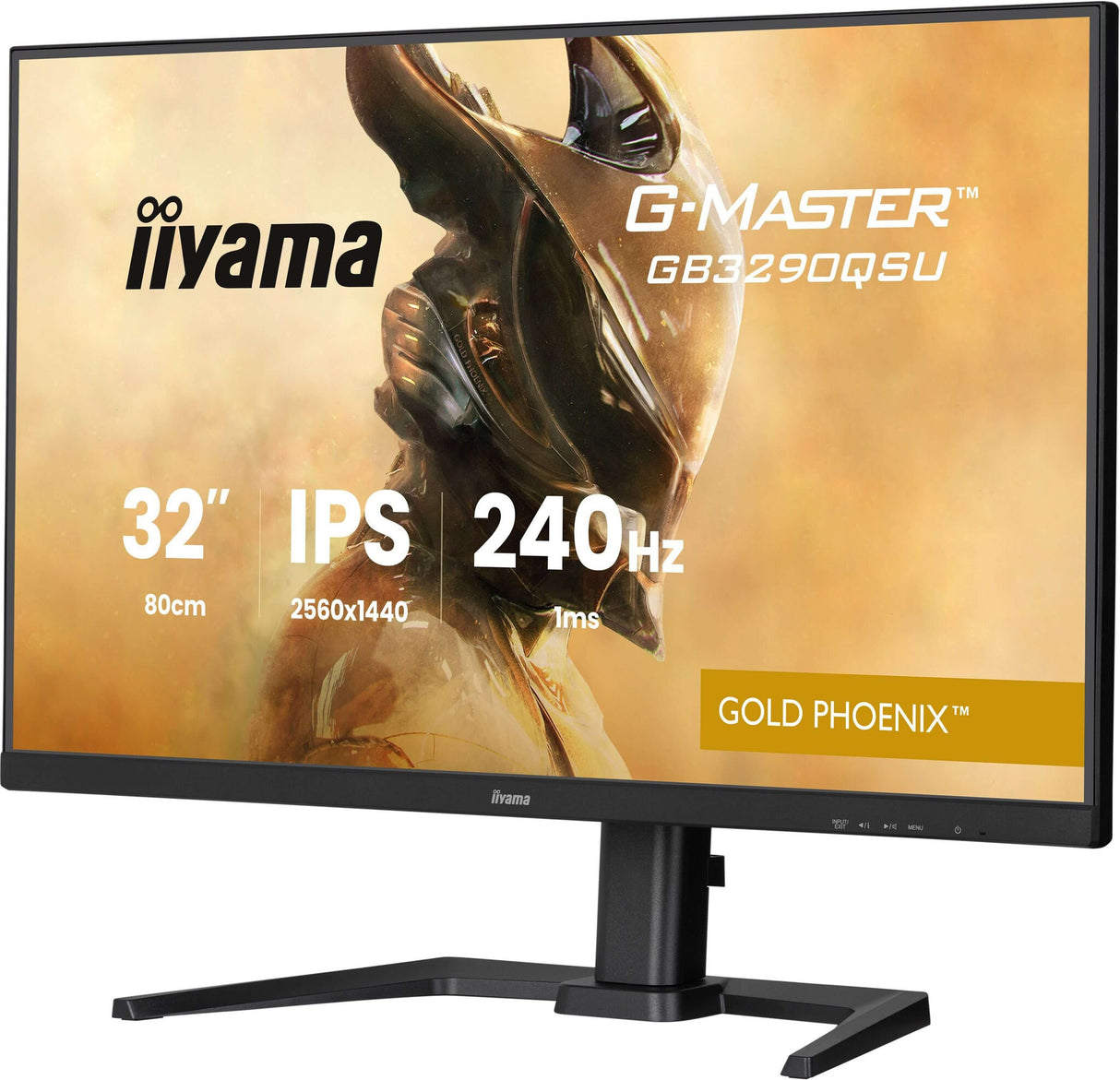 iiyama G-MASTER GB3290QSU-B1 computer monitor 80 cm (31.5") 2560 x 1440 pixels Quad HD LED Black