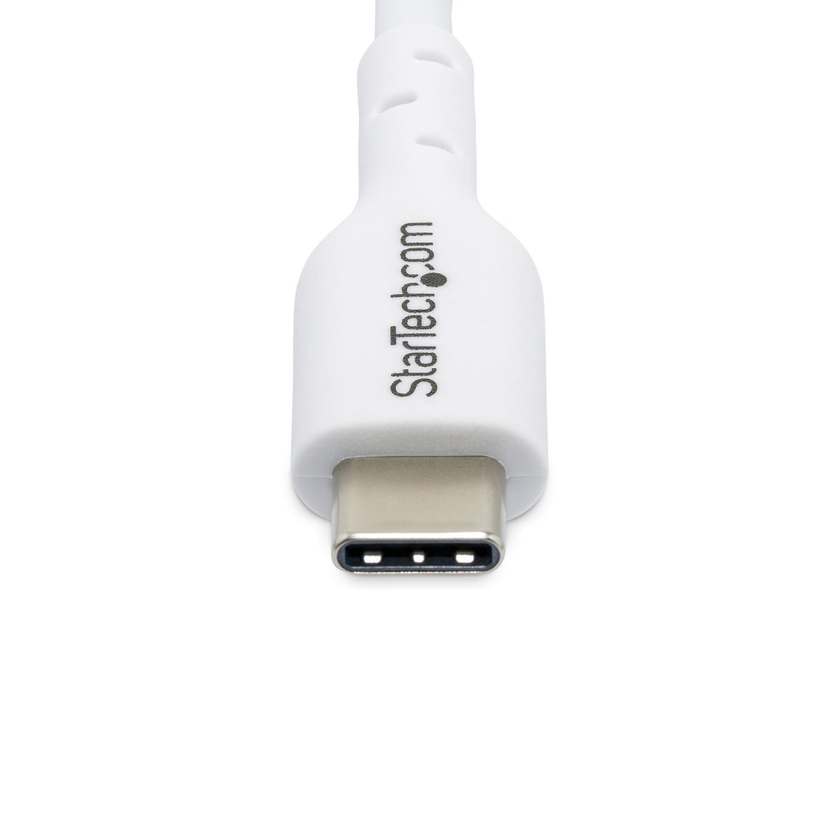 StarTech.com 3m (9.8ft) White USB-C Charging Cable, USB C Cable, USB 2.0 Type-C Laptop Charger Cord, 60W 3A Power Delivery, TPE Jacket, USB-C Data Transfer Cable, M/M