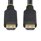 StarTech.com 10m (33ft) Active High Speed HDMI Cable with Gripping Connectors, 4K 60Hz/1440p 144Hz, HDR10/HDCP 2.2/ARC, 18Gbps, UHD HDMI Cord for TV/Monitor/Display, TPE Jacket