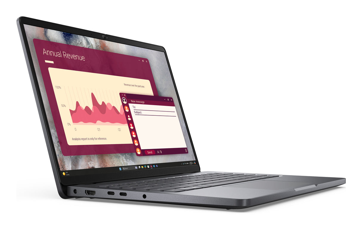 DELL Pro 14 PC14250 Intel Core 5 120U Laptop 35.6 cm (14") Full HD+ 16 GB DDR5-SDRAM 512 GB SSD Wi-Fi 6E (802.11ax) Windows 11 Pro UK English Black