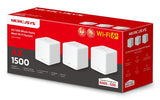 Mercusys HALO H1500X Dual-band (2.4 GHz / 5 GHz) Wi-Fi 6 (802.11ax) White 3 Internal