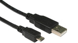 Target 26-2944 USB cable USB 2.0 0.5 m USB A Micro-USB B 0.48 Gbit/s Black