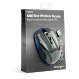 Kensington Pro Fit Mid-Size Wireless Mouse - Graphite Grey