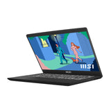 MSI Modern 14 C7M-407UK laptop AMD Ryzen™ 5 7430U 35.6 cm (14") Full HD 8 GB DDR4-SDRAM 512 GB SSD Wi-Fi 6E (802.11ax) Windows 11 Home UK English Black