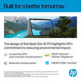 HP OmniBook X FlipNGAI 14-fk0004na Copilot+ PC AMD Ryzen AI 5 340 Hybrid (2-in-1) 35.6 cm (14") Touchscreen 2K 16 GB LPDDR5x-SDRAM 512 GB SSD Wi-Fi 7 (802.11be) Windows 11 Home Silver