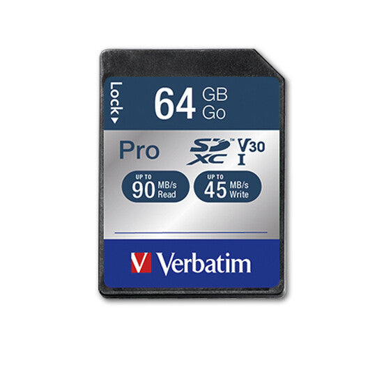 Verbatim Pro 64 GB SDXC UHS Class 10