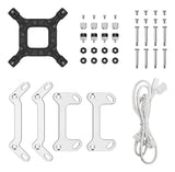 DeepCool LM240 WH Processor Liquid cooling kit 12 cm White 1 pc(s)