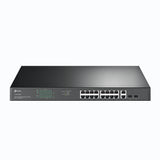 TP-LINK (TL-SG1218MP) Switch rackable PoE+ non géré Gigabit 18 ports, 16 ports PoE+, 2 ports SFP