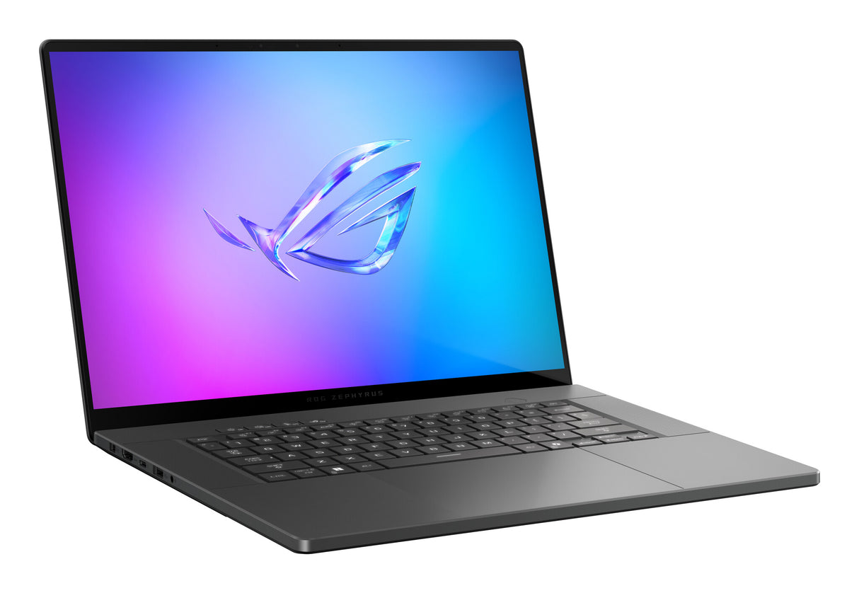 ASUS ROG Zephyrus G16 GU605CX-QR075W Intel Core Ultra 9 285H Laptop 40.6 cm (16") WQXGA 64 GB LPDDR5x-SDRAM 2 TB SSD NVIDIA GeForce RTX 5090 Wi-Fi 7 (802.11be) Windows 11 Home German Grey, Black