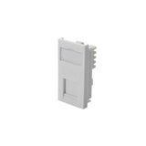 connektgear Single IDC RJ45 Shuttered Module 25 x 50mm (Cat6) - White