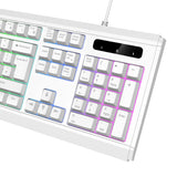 VIDA GAMER WHT 4IN1 USB KB MS HS KIT keyboard Mouse included Gaming QWERTY UK English White