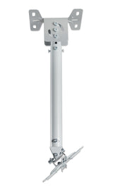 Manhattan Projector Mount, Ceiling, Universal, Tilt & Swivel, Height Range: 57 to 82cm, Max 20kg, Silver, Lifetime Warranty