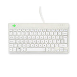 R-Go Tools Ergonomic keyboard R-Go Compact Break, compact keyboard with break software, QWERTY (UK), wired, white