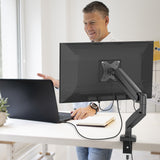 j5create JTSA101 Ergonomic Monitor Mount, Black