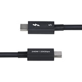 StarTech.com 3ft (1m) Thunderbolt 5 Cable, 80Gbps/Up to 120Gbps, 240W PD, 8K 60Hz, Certified Thunderbolt Cable - Compatible w/Thunderbolt 4/USB4/USB-C