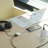 j5create JCA122 USB-C® to 3.5mm Audio Adapter with Power Delivery, Black