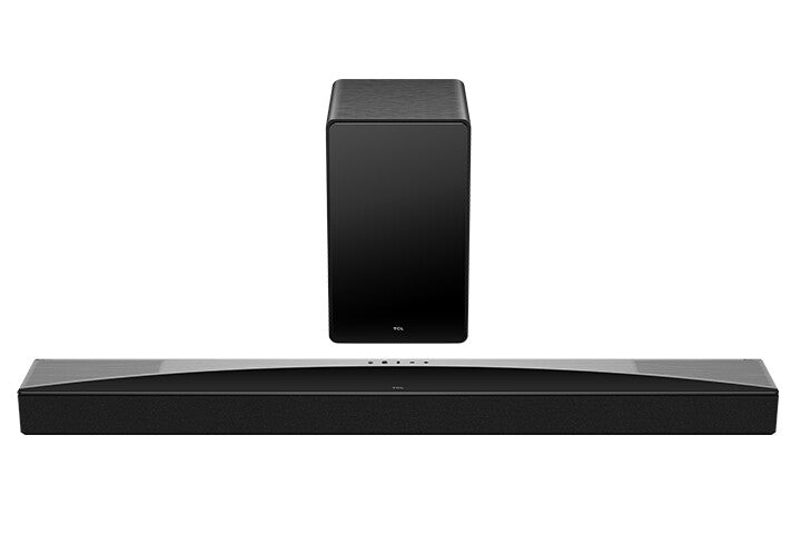 TCL Q75H Q Class 5.1.2 Channel Sound Bar with Dolby Atmos, Ray Danz Technology, and Wireless Subwoofwer