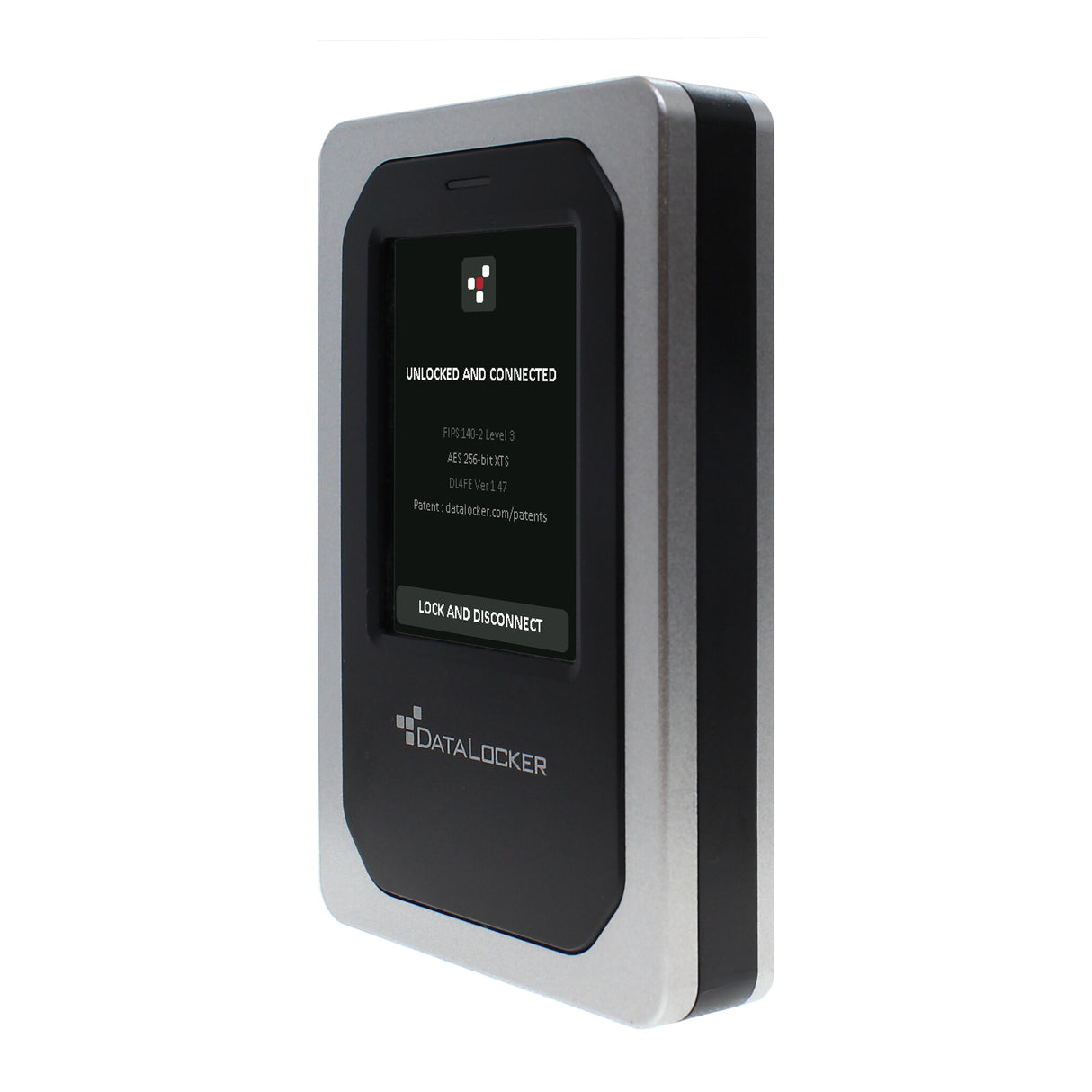 DataLocker DL4 FE, 500GB HDD, FIPS 140-3 L3, AES 256Bit, Touchscreen, USB 3.2 Gen 1