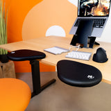 R-Go Tools Armrest R-Go split, ergonomic armrest in two parts, adjustable, symmetrical, with softfoam, black