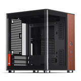 Jonsbo TK-0 BLACK computer case Black, Wood