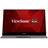 Viewsonic TD1655 computer monitor 39.6 cm (15.6") 1920 x 1080 pixels Full HD LED Touchscreen Multi-user Black, Silver