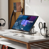 ALOGIC 32C6KPDTF computer monitor 81.3 cm (32") 6016 x 3384 pixels 6K Ultra HD LED Touchscreen Multi-user Silver, Black