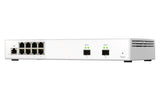 QNAP QSW-M2108-2S network switch Managed L2 2.5G Ethernet (100/1000/2500) Grey