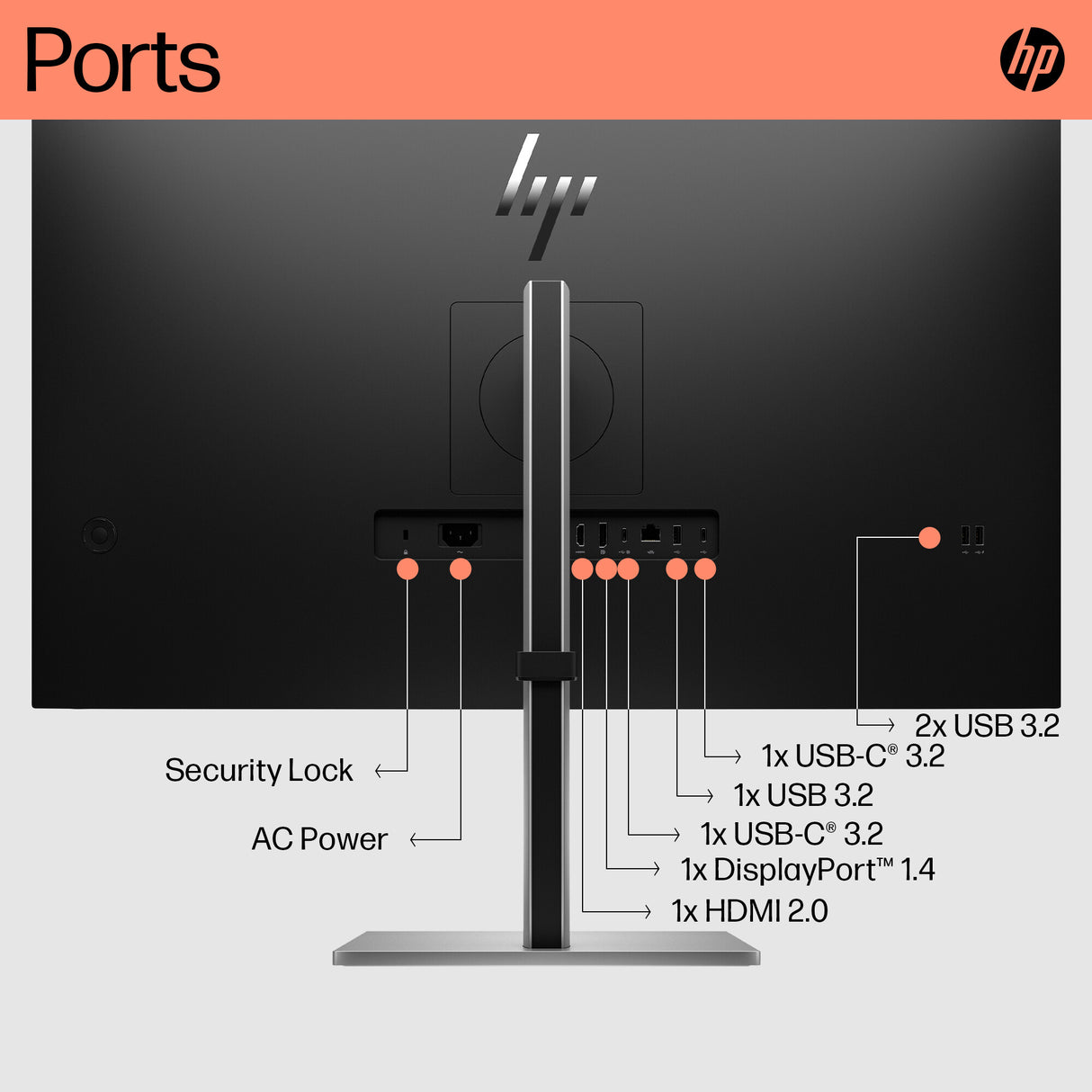 HP E32k G5 4K USB-C Monitor