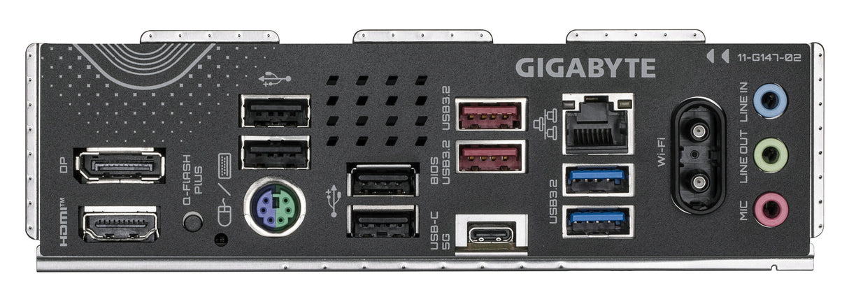GIGABYTE B850 EAGLE WIFI6E Motherboard - AMD Ryzen 9000 Series CPUs, 8+2+2 Phases Digital VRM, up to 8200MHz DDR5 (OC), 1xPCIe 5.0 + 2xPCIe 4.0 M.2, GbE LAN, WIFI 6E, USB 3.2 Gen 2