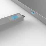 Lindy USB Type C Port Blocker Key - Pack of 4 Blockers, Blue