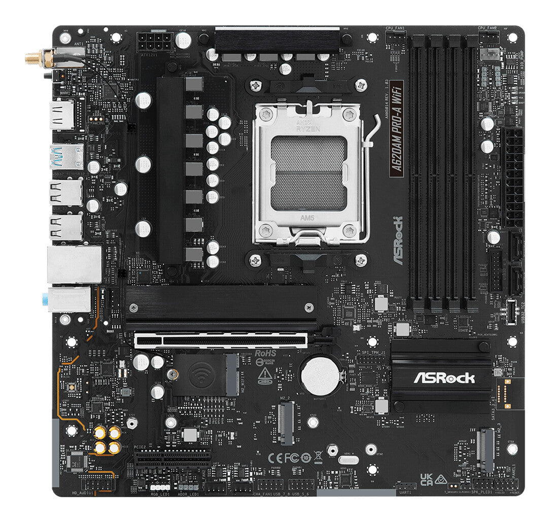 Asrock A620AM PRO-A WIFI AMD A620 Socket AM5 micro ATX