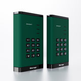 iStorage diskAshur³ HDD 1TB Green | Secure Portable Hard Drive | FIPS 140-3 Level 3 Complaint |Common Criteria EAL 5+ | PIN protected | AES-XTS 256-bit hardware encryption | GDPR, TAA Compliant | Dust/Water Resistant |
