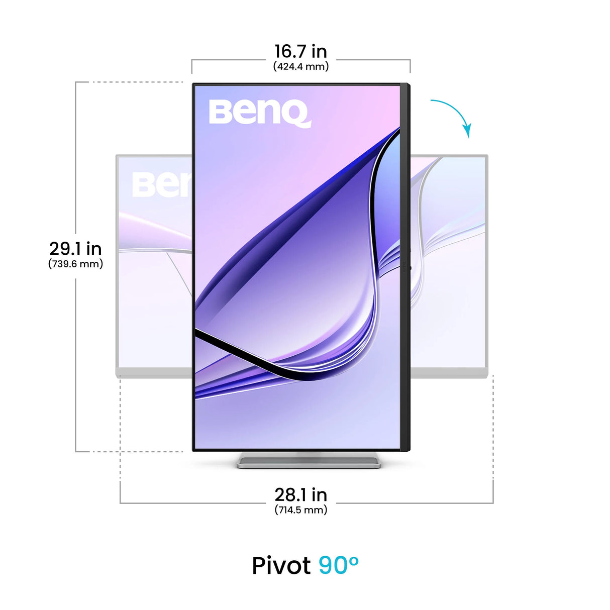 BenQ MA320UP computer monitor 80 cm (31.5") 3840 x 2160 pixels 4K Ultra HD White