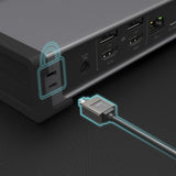 j5create JTD568 Thunderbolt™ 4 Quad Display Docking Station-UK, Black
