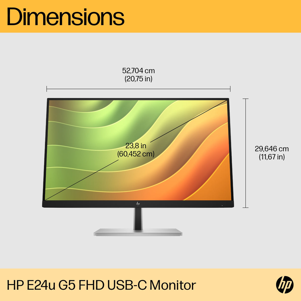 HP E24u G5 FHD USB-C Monitor