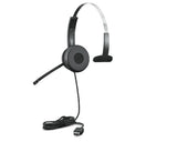 Lenovo 100 Mono Headset Wired Head-band Office/Call center USB Type-A Black