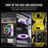 Corsair iCUE LINK RX120 RGB Computer case Fan 12 cm Black 3 pc(s)